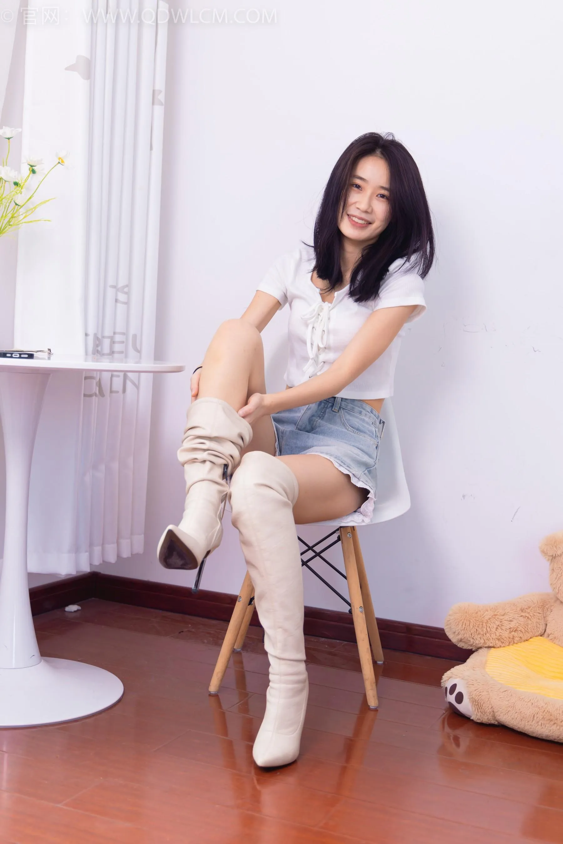 物恋传媒 NO.1552 菜菜-白色的花 [178P]插图8